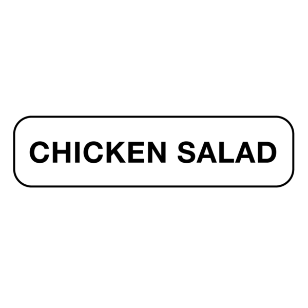 Nevs Chicken Salad Label 1/2" x 1-1/2" DIET-302